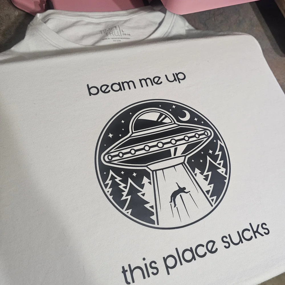 Time and Tru White Long Sleeve Tee - Picture 2 of 3